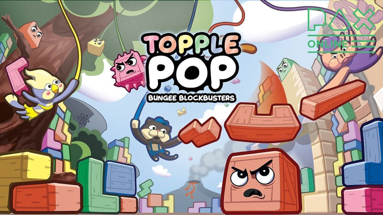 Play Tetris On A Bungee Rope With TopplePOP: Bungee Blockbusters [PAX Online 2020 Preview]