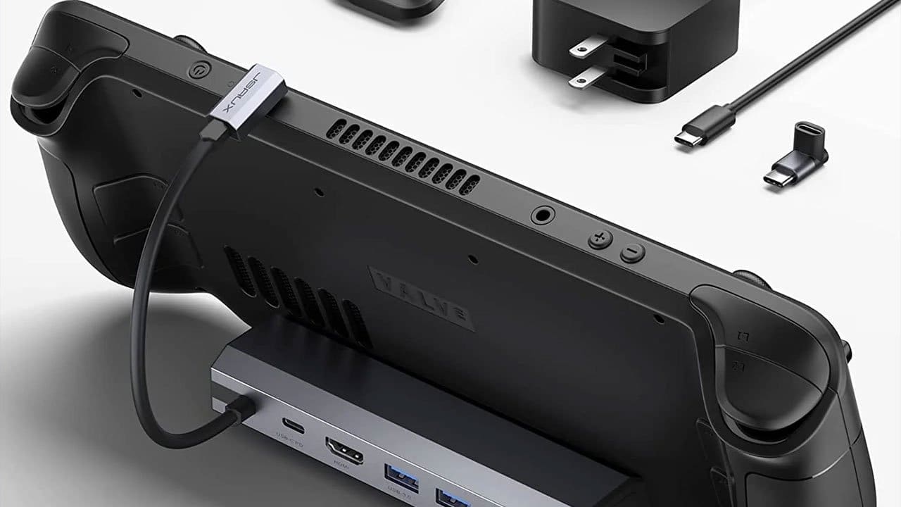 JSAUX Steam Deck PC0104 Mod Case Accessories Review – 11-in-1 Dock, GP0200 Cooling Fan, GP0107 Screen Protector, PC0106 Backplate