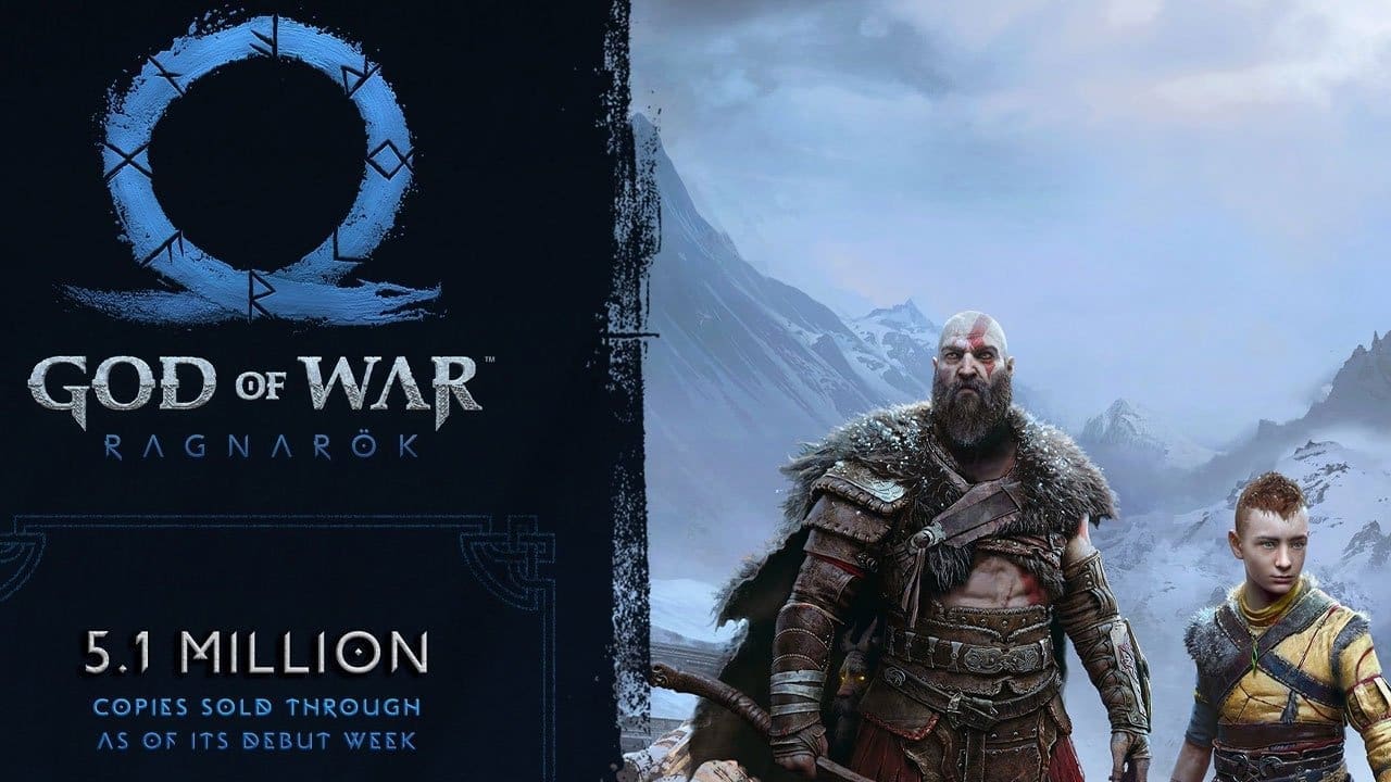 God of War Ragnarok sells 5.1 million copies in first week