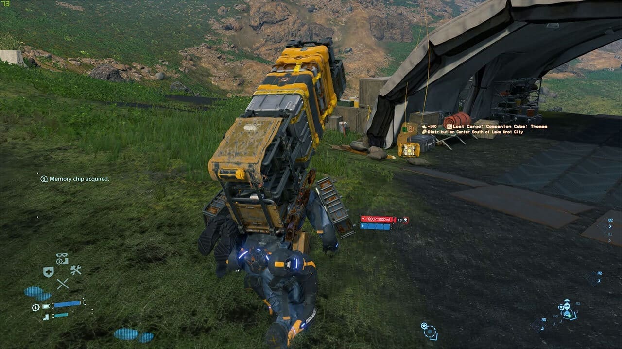 Cube inside MULE camp