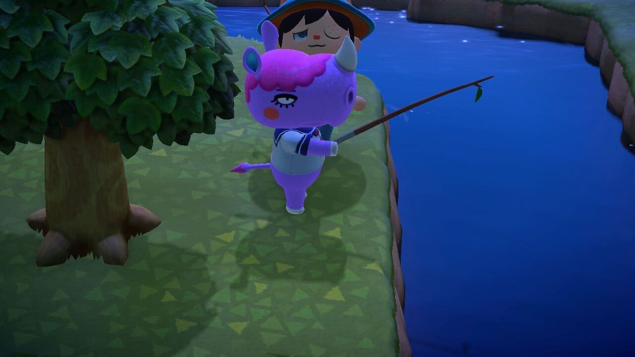 Player teasing a cranky villager