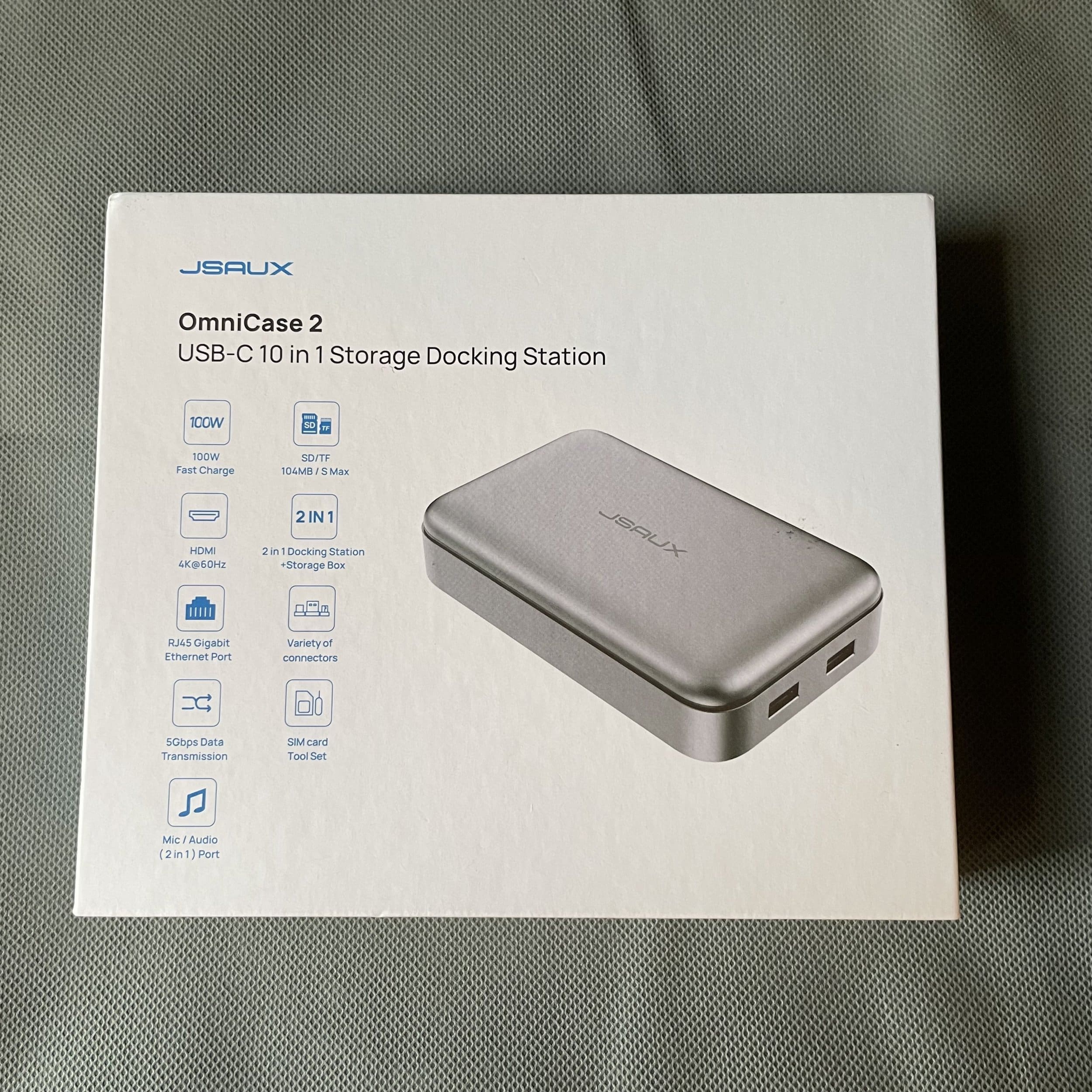 OmniCase 2 unboxing – accessory kit inside lid