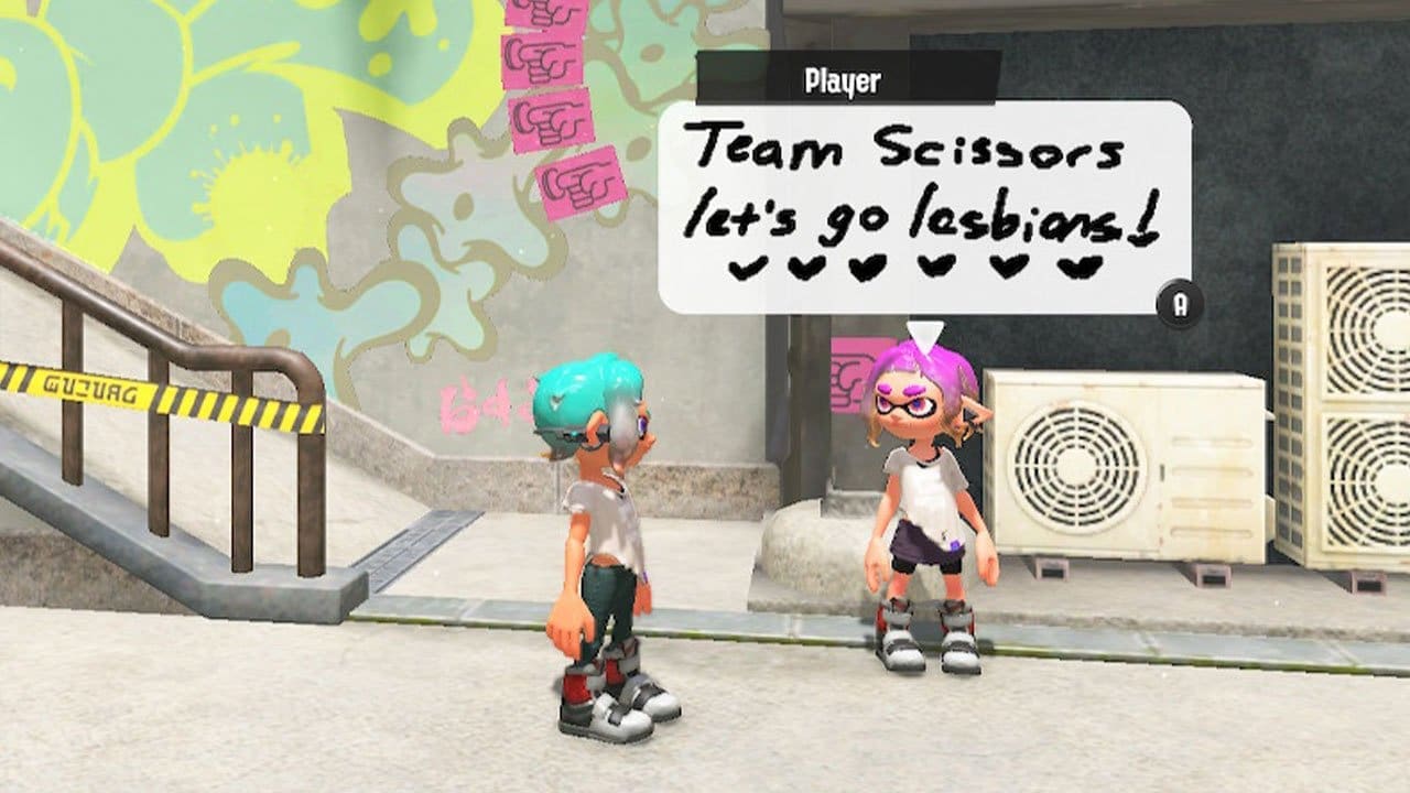 Let’s go lesbians! Explore the Splatoon 3 Splatfest World Premiere Demo now