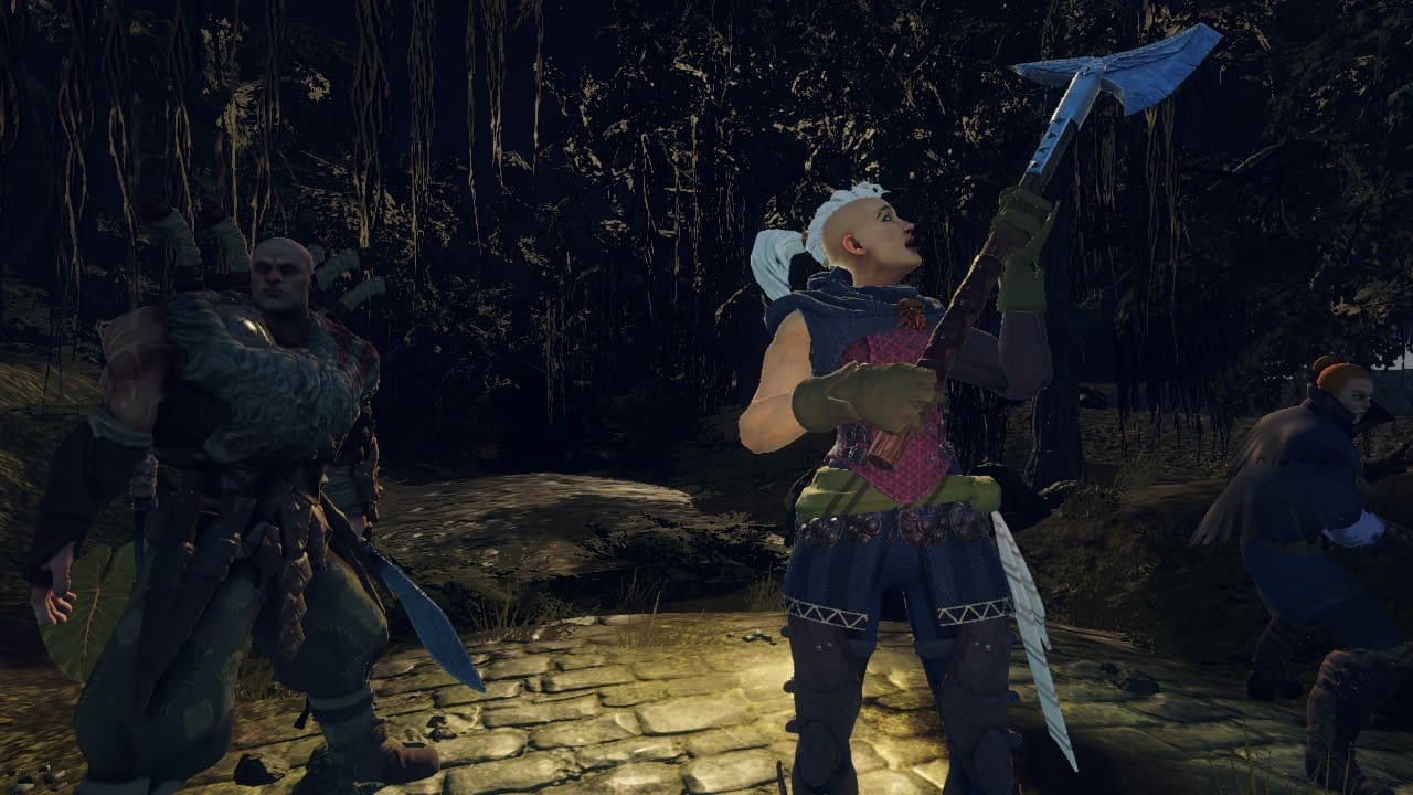 Arena combat screenshot from Hand of Fate 2 on Switch