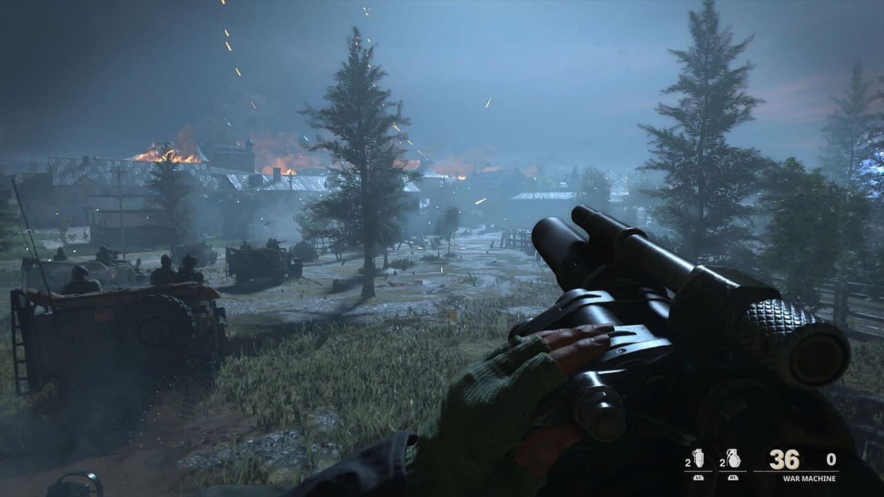 War Machine grenade launcher — image captured by the author