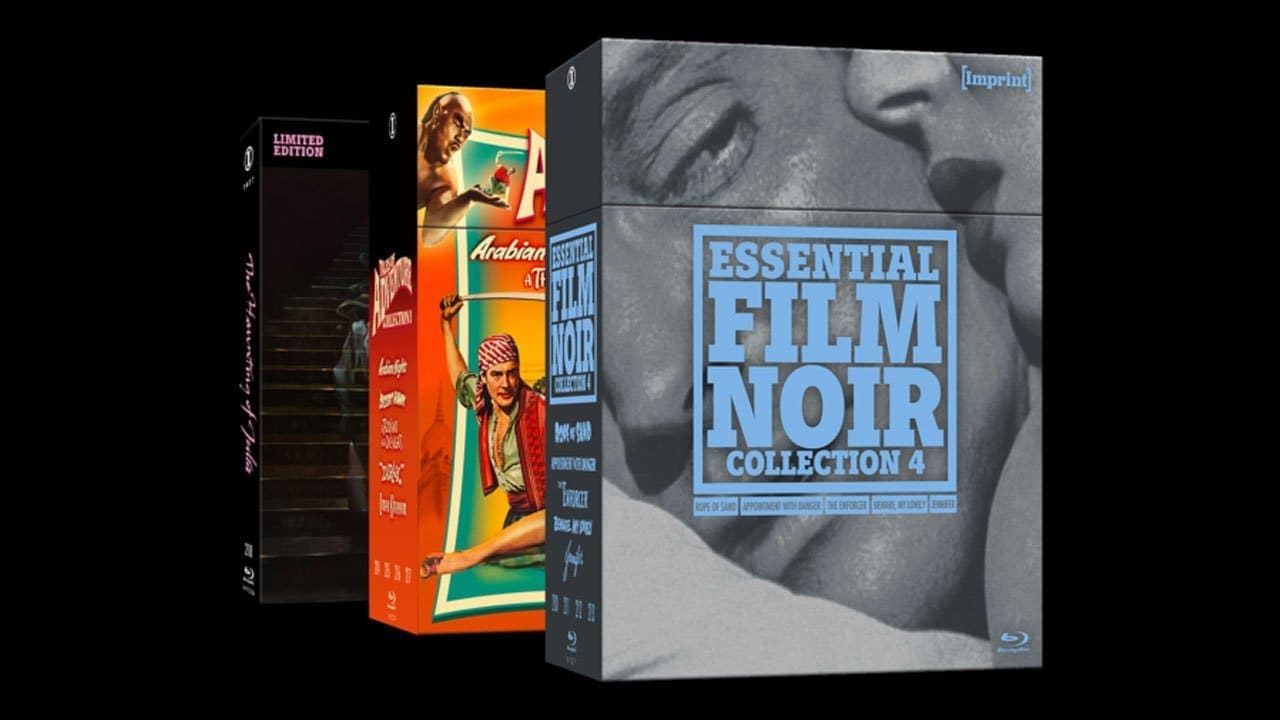 Imprint Films physical releases for April 2023: The Haunting of Julia on Blu-Ray, Essential Noir Collection 4 & Tales of Adventure Collection 1
