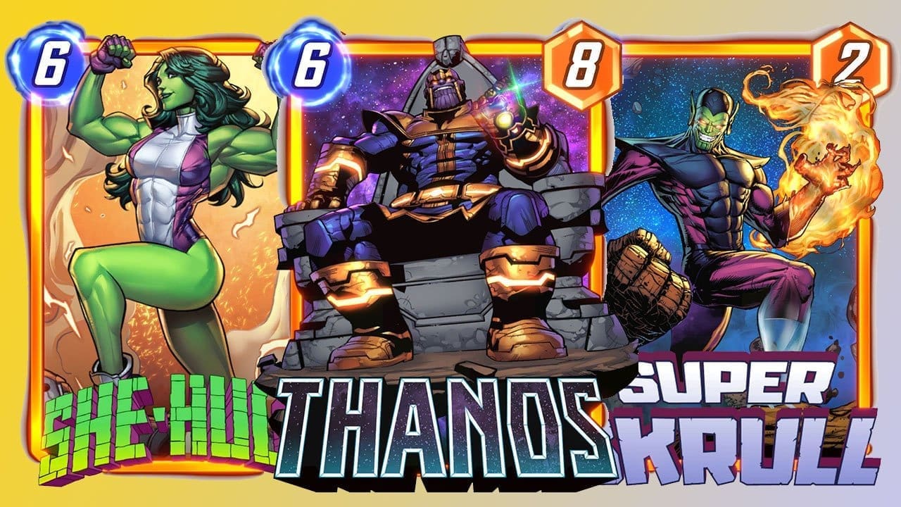 Marvel Snap Series 4 ‘rare’ and Series 5 ‘ultra rare’ cards revealed include Thanos, She-Hulk, Super Skrull & more