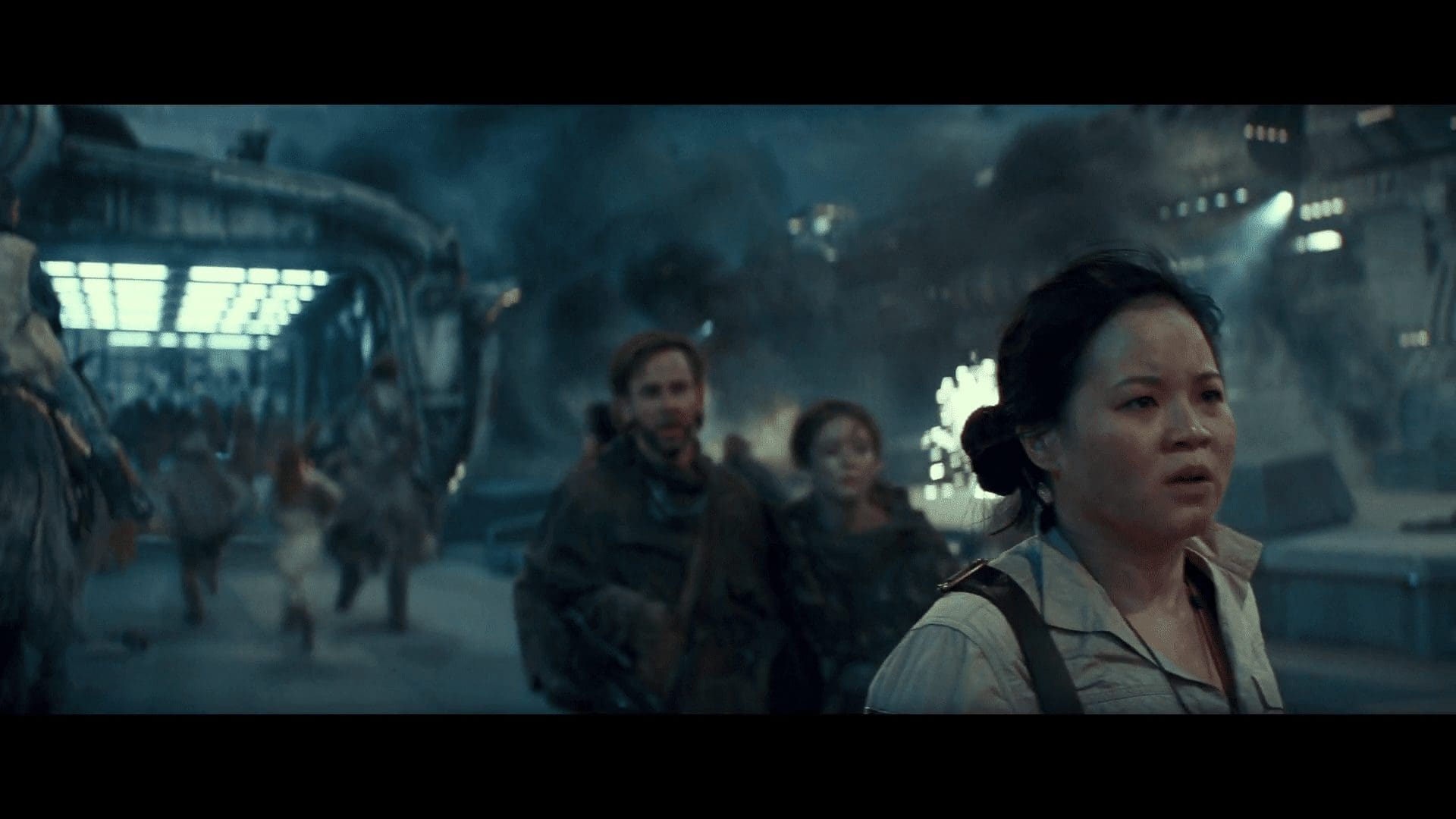 Rose Tico and Resistance crew amid battle prep