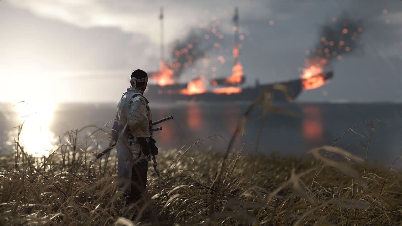 Ghost of Tsushima screenshot - image captured by author