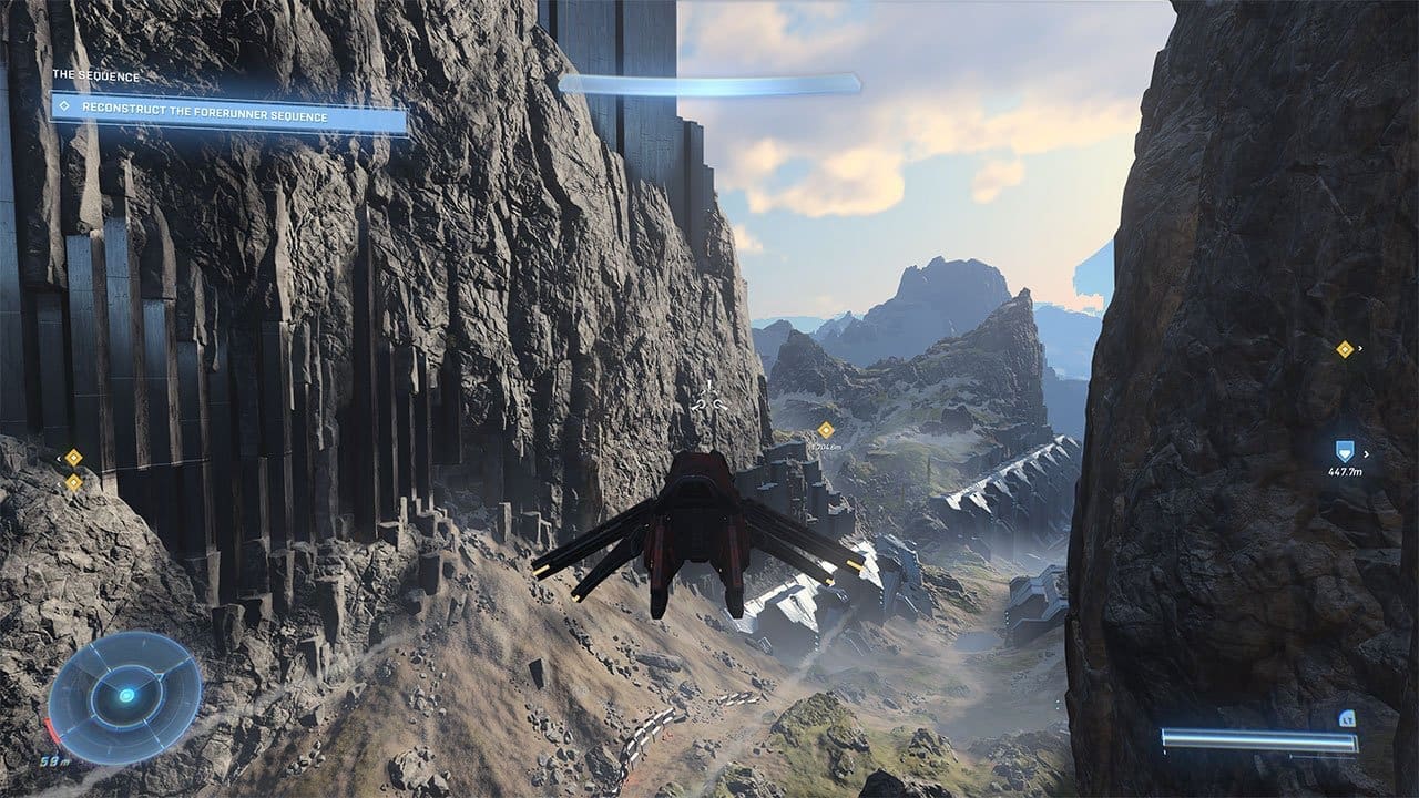 Flying across Zeta Halo