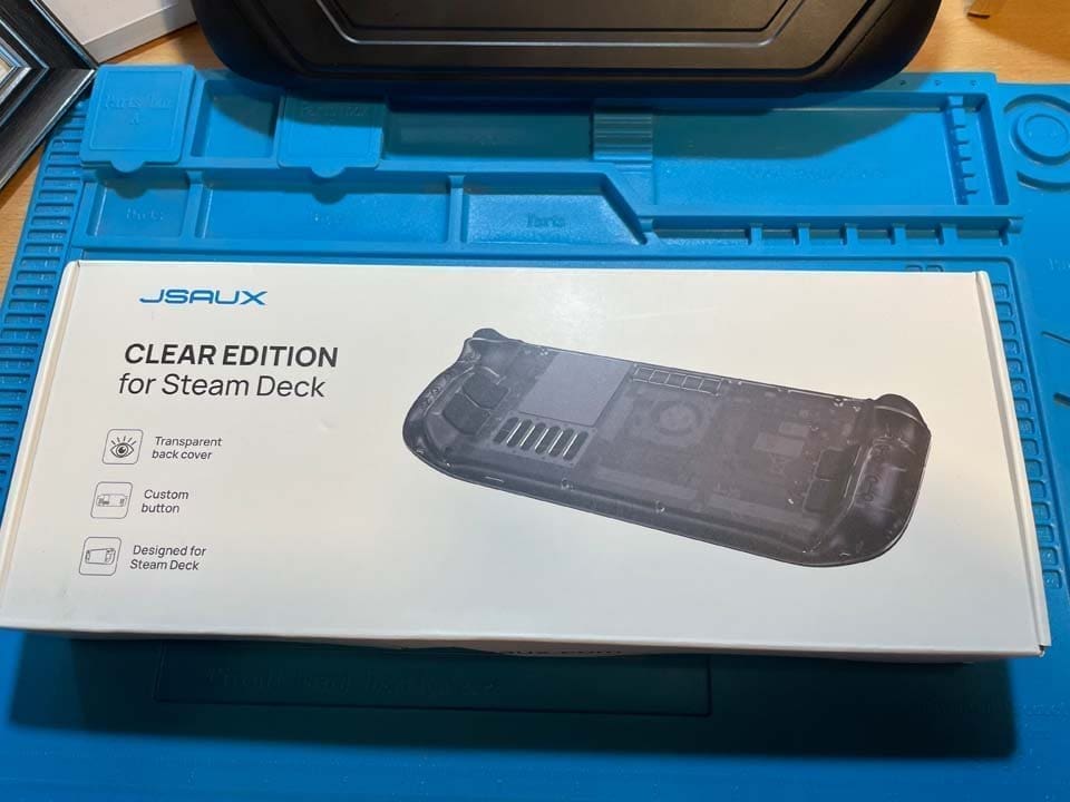 JSAUX ModCase contents laid out