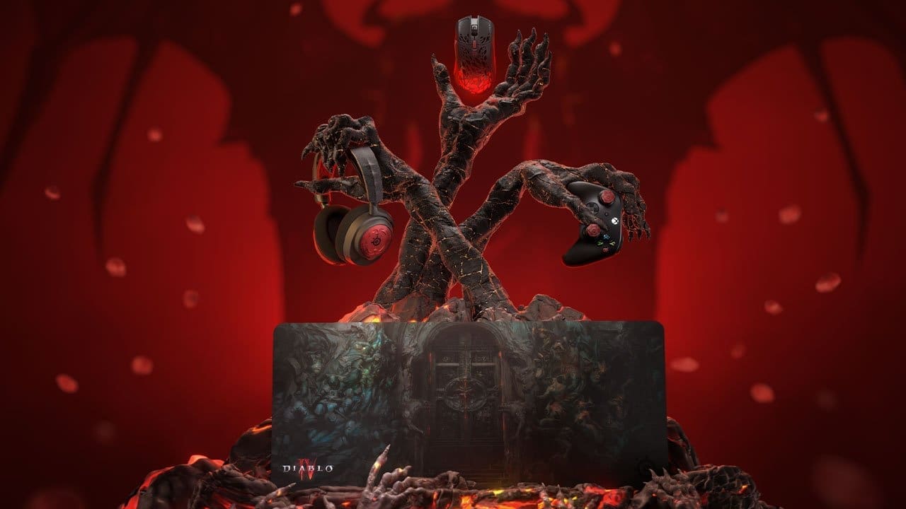 SteelSeries teams up with Blizzard for exclusive Diablo IV inspired headset, mouse and more