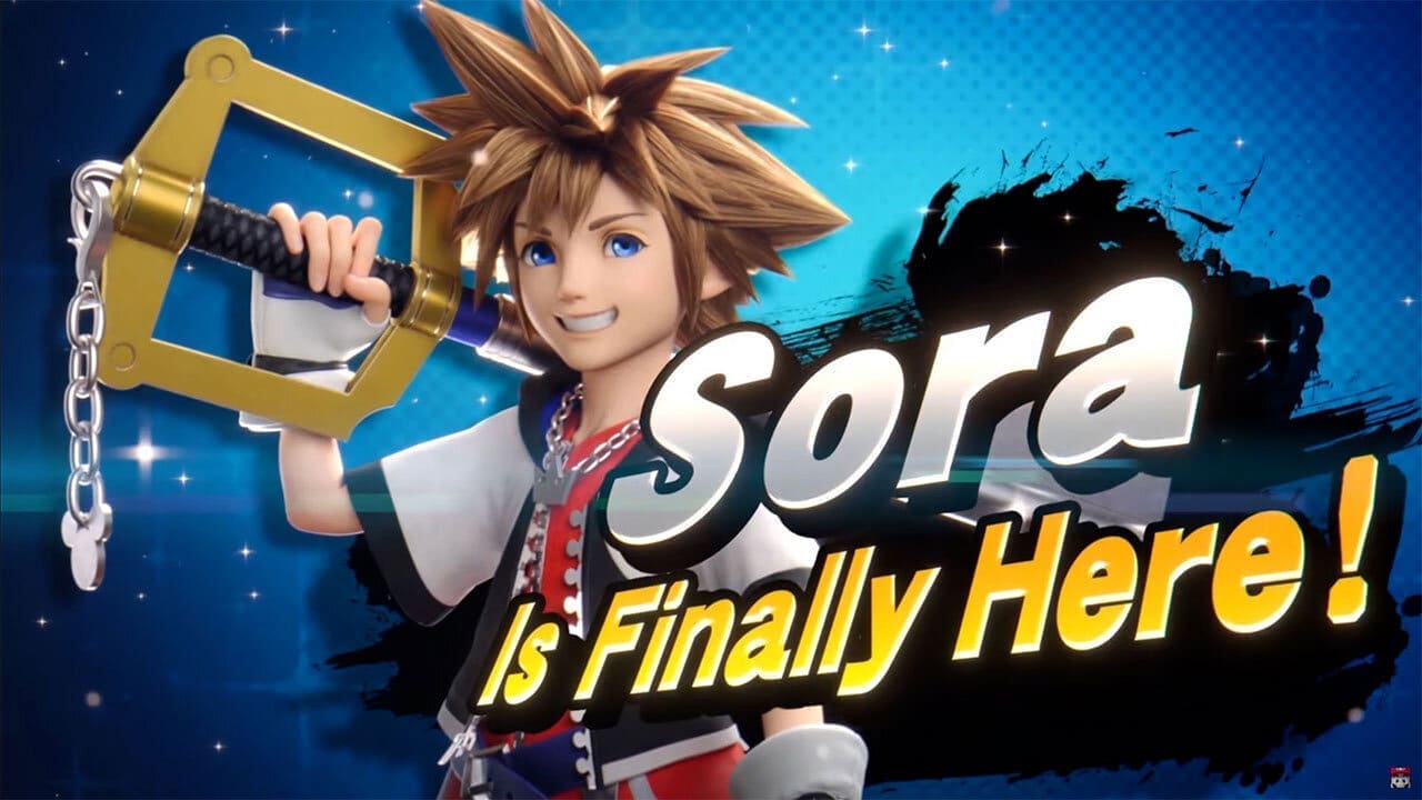 Sora from Kingdom Hearts is the final fighter to join Super Smash Bros Ultimate