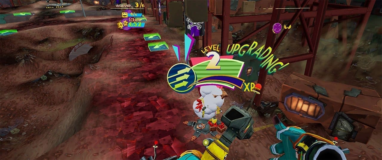 Upgrading a turret from the eagle-eye view