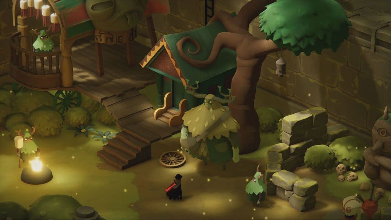 Isometric combat scene from Death’s Door