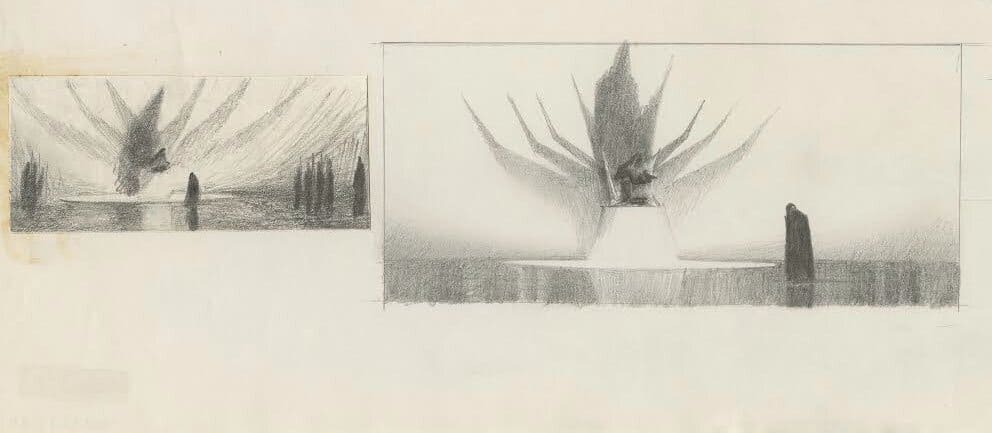 Ralph McQuarrie Emperor throne concept reference