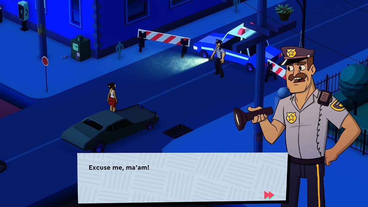 The police don't understand true love! - image captured by the author