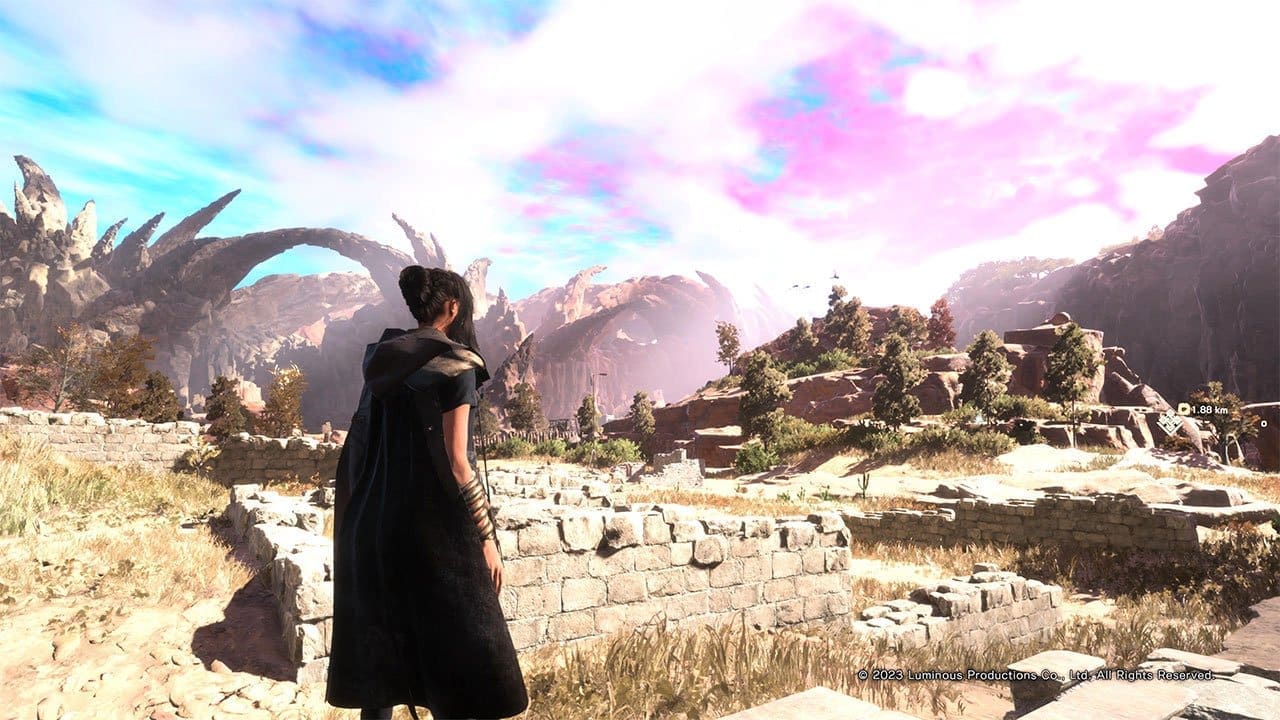 Forspoken screenshot: traversal and parkour