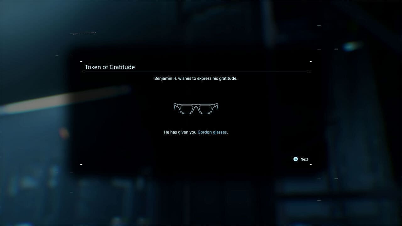 Gordon Freeman’s glasses reward