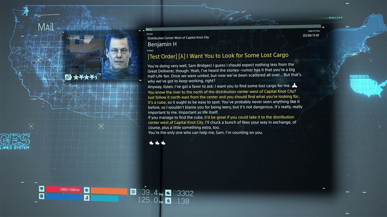 Half-Life mission message