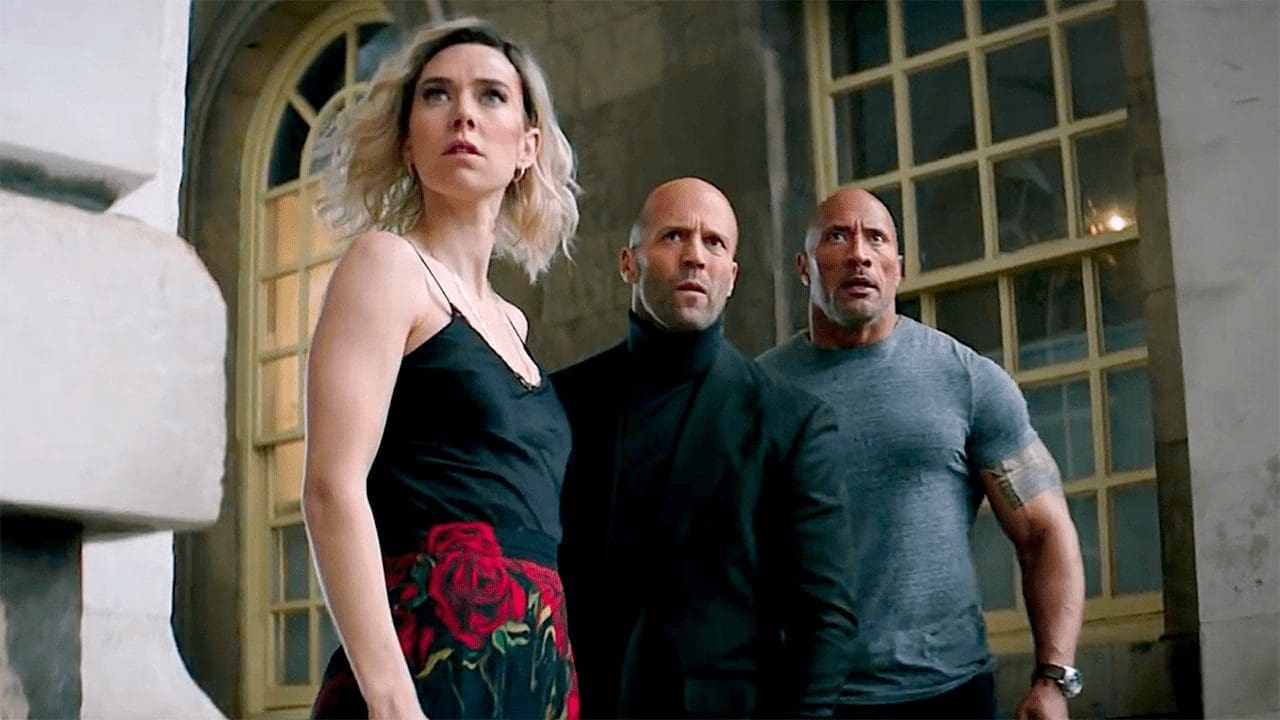 Vanessa Kirby, Jason Statham and Dwayne Johnson - Fast and Furious Presents: Hobbs and Shaw