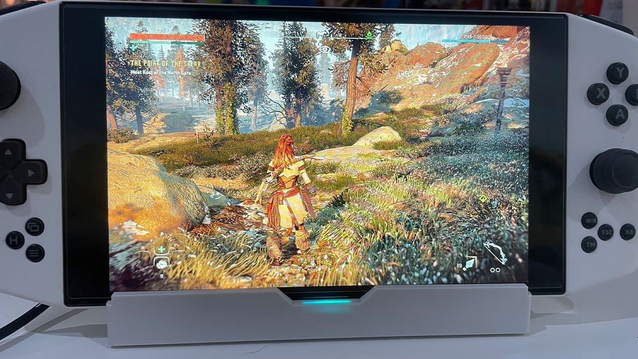 Horizon Zero Dawn running on AYA NEO Pro 2021