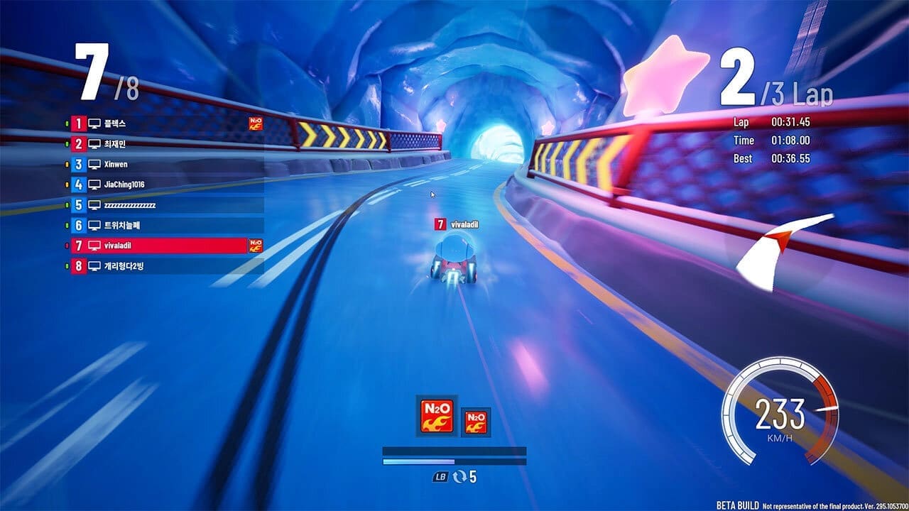 Vroom vroom in my bath tub - image captured from KartRider: Drift Closed Beta 2