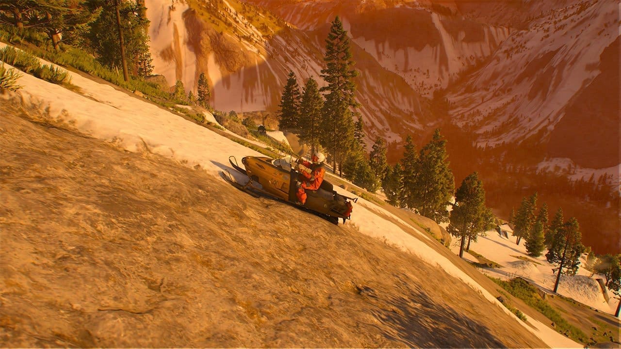 Mountain climbing in Riders Republic