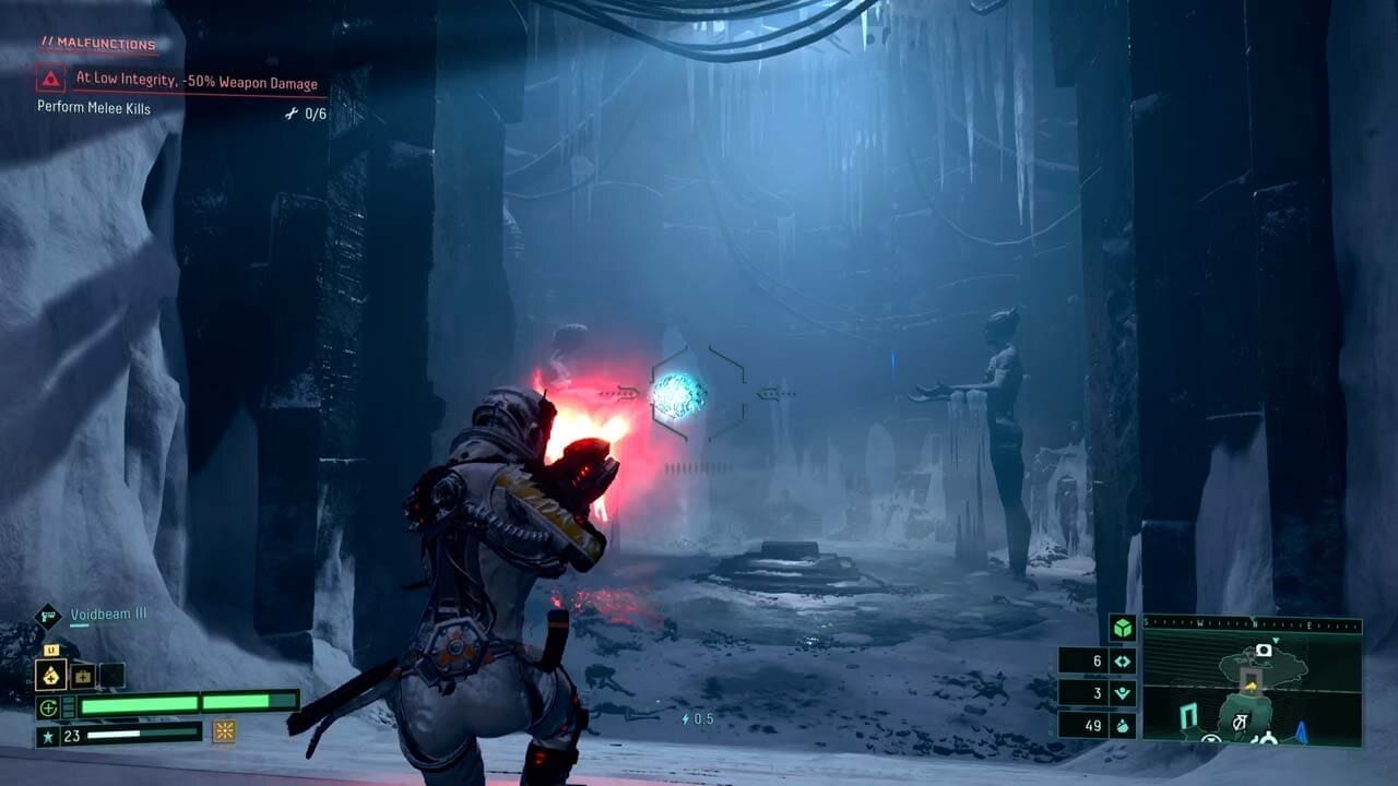 Returnal Sunface Fragment 5 — Fractured Wastes hub