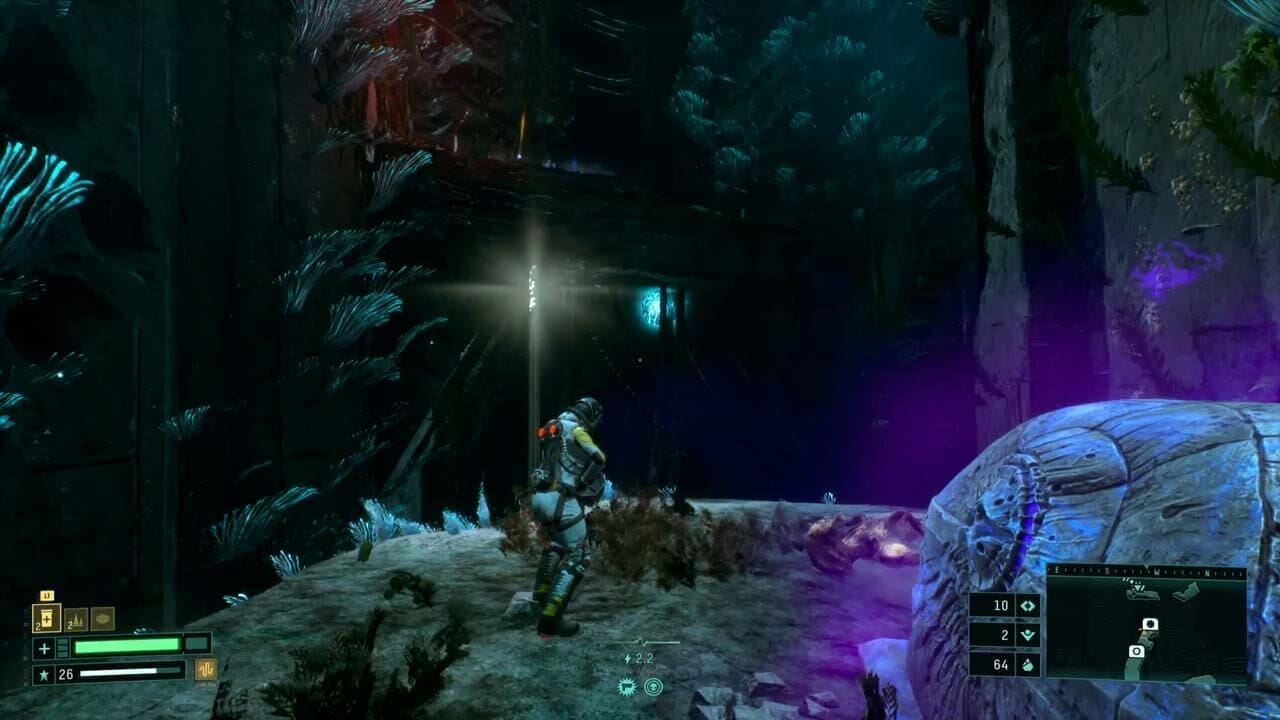 Returnal Sunface Fragment 6 — Abyssal Scar platform path