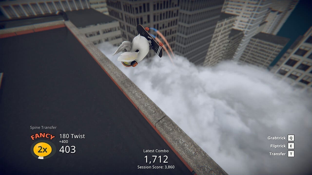 Rooftop transfers over, and over, and over - image captured by the author