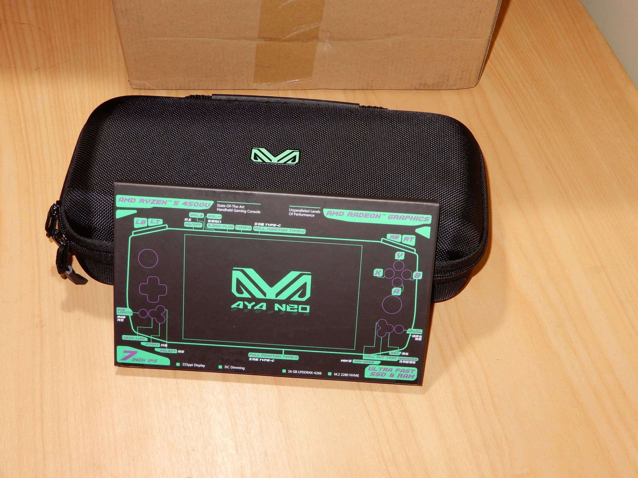 Included case and screen protector