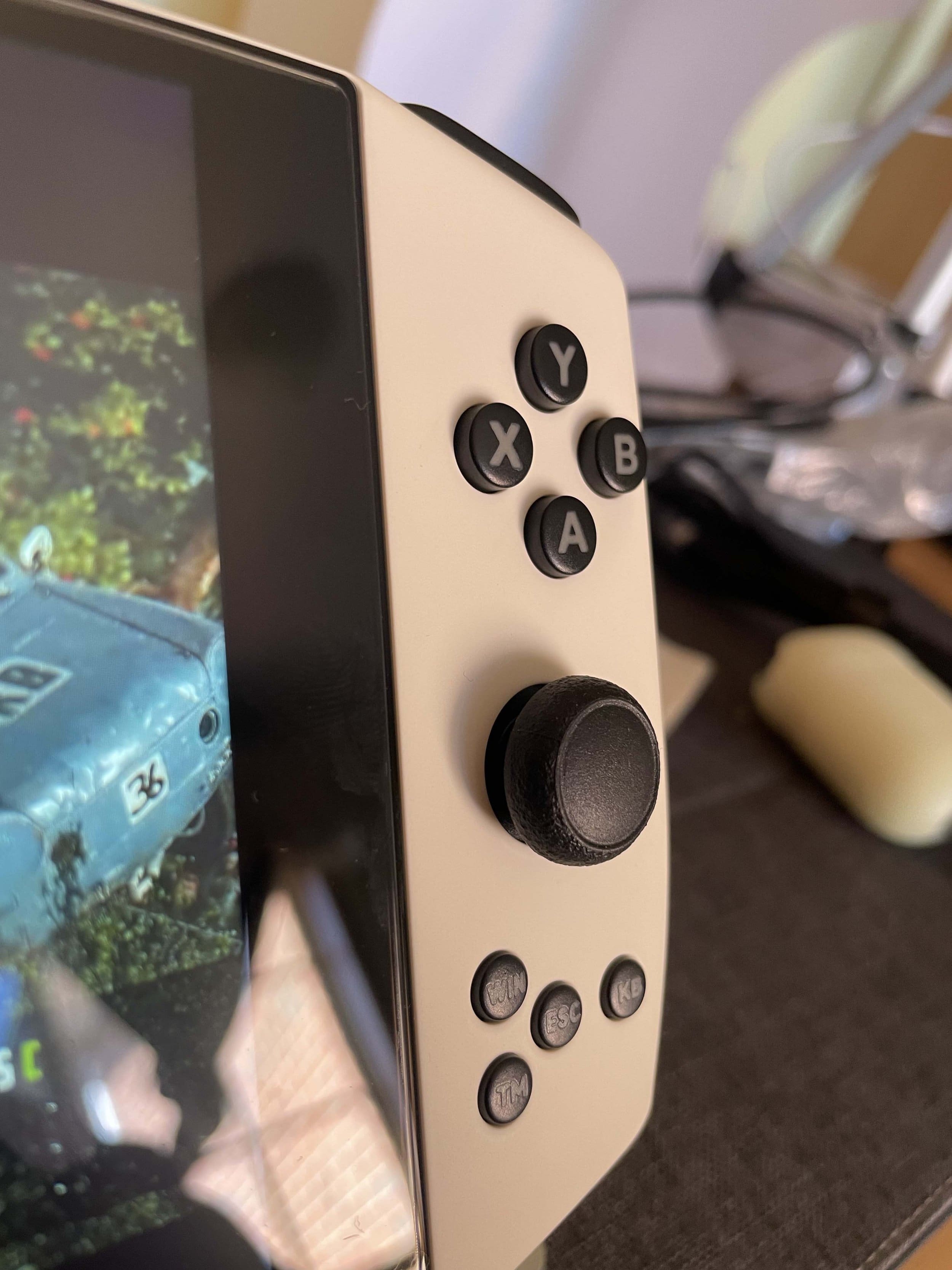 Joystick with add-on grip