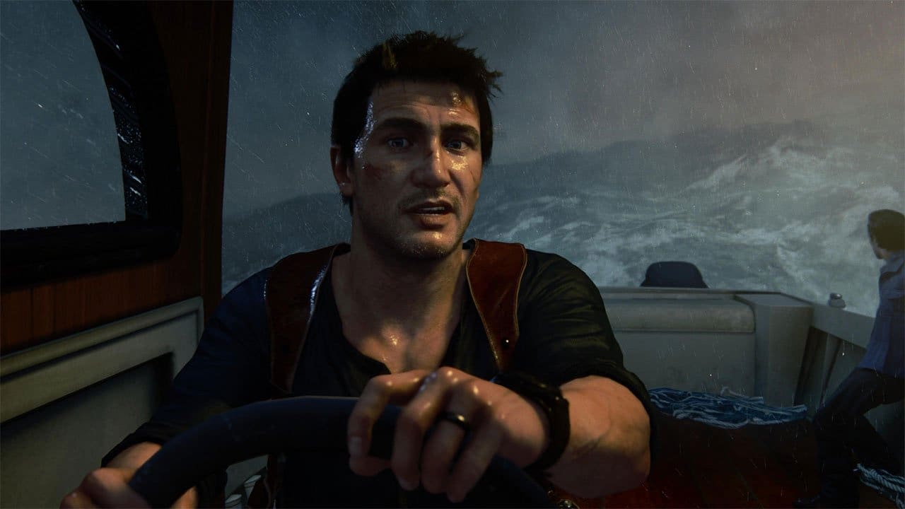 Jeep fishtailing through mud during a chase in Performance Mode