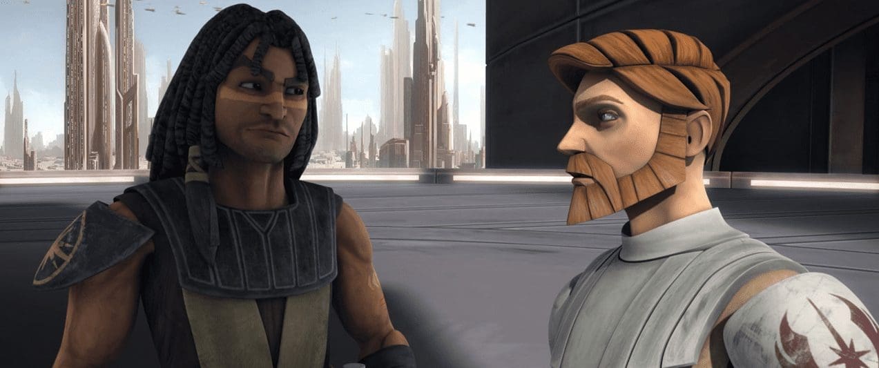 Quinlan Vos and Obi-Wan on Coruscant