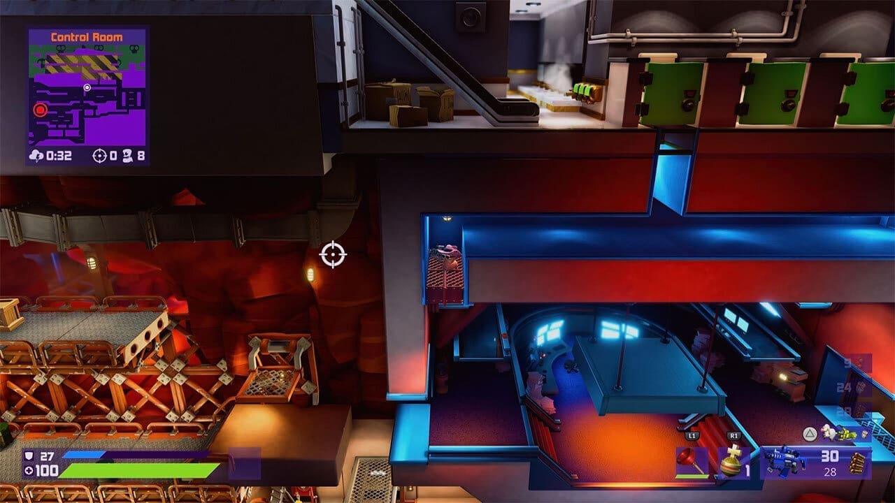 Air-duct ambushes in Worms Rumble