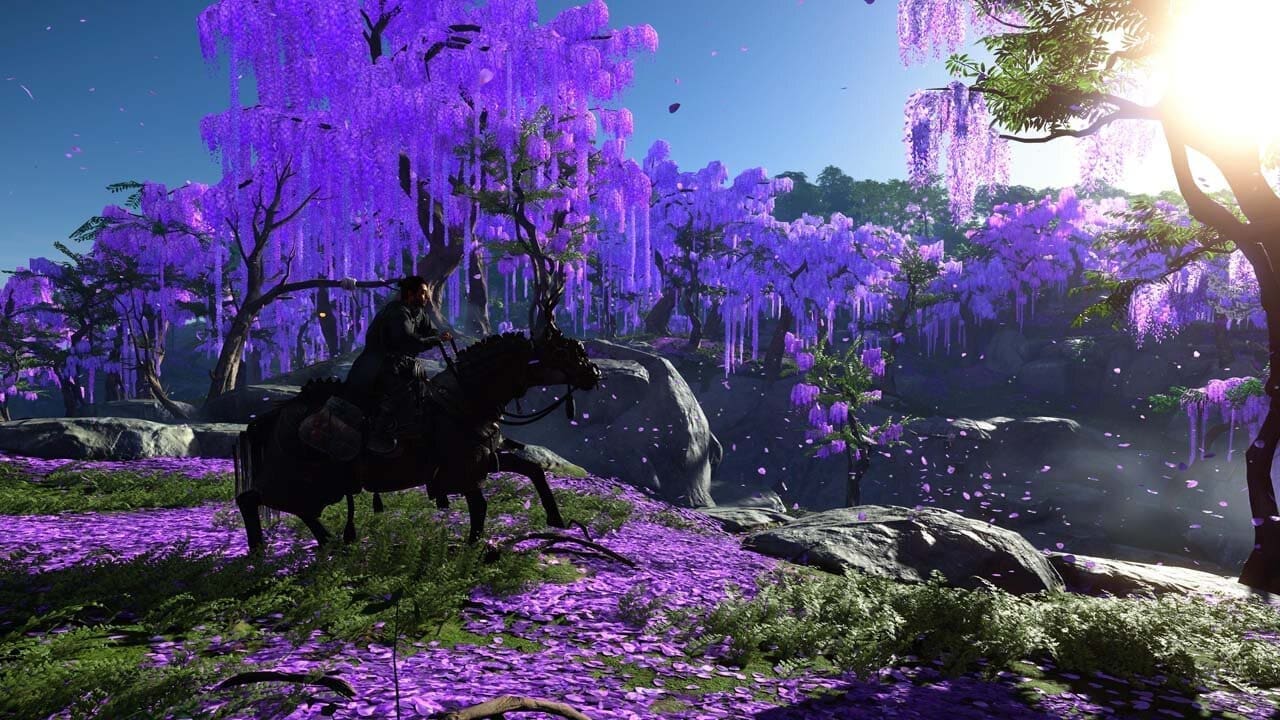  Now this place was gorgeous. As someone who loves the colour purple and pretty things, the forest area on Iki Island were stunning -- even if there were deathly chasms around the trees. 