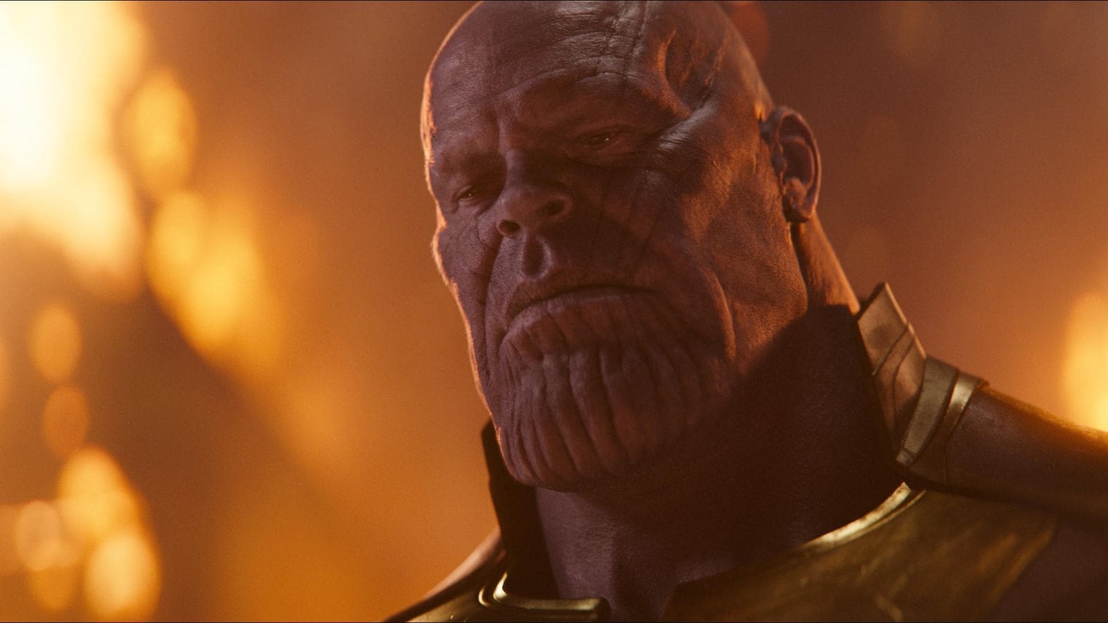 Thanos in fire