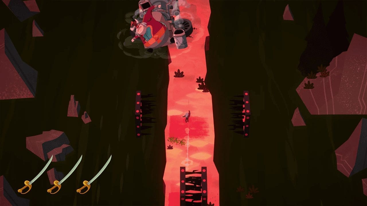 One of the Blood Beasts faces off with Mr. Wolf during a set-piece