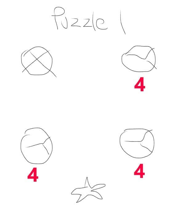 Bottom-right door constellation layout using the first symbol