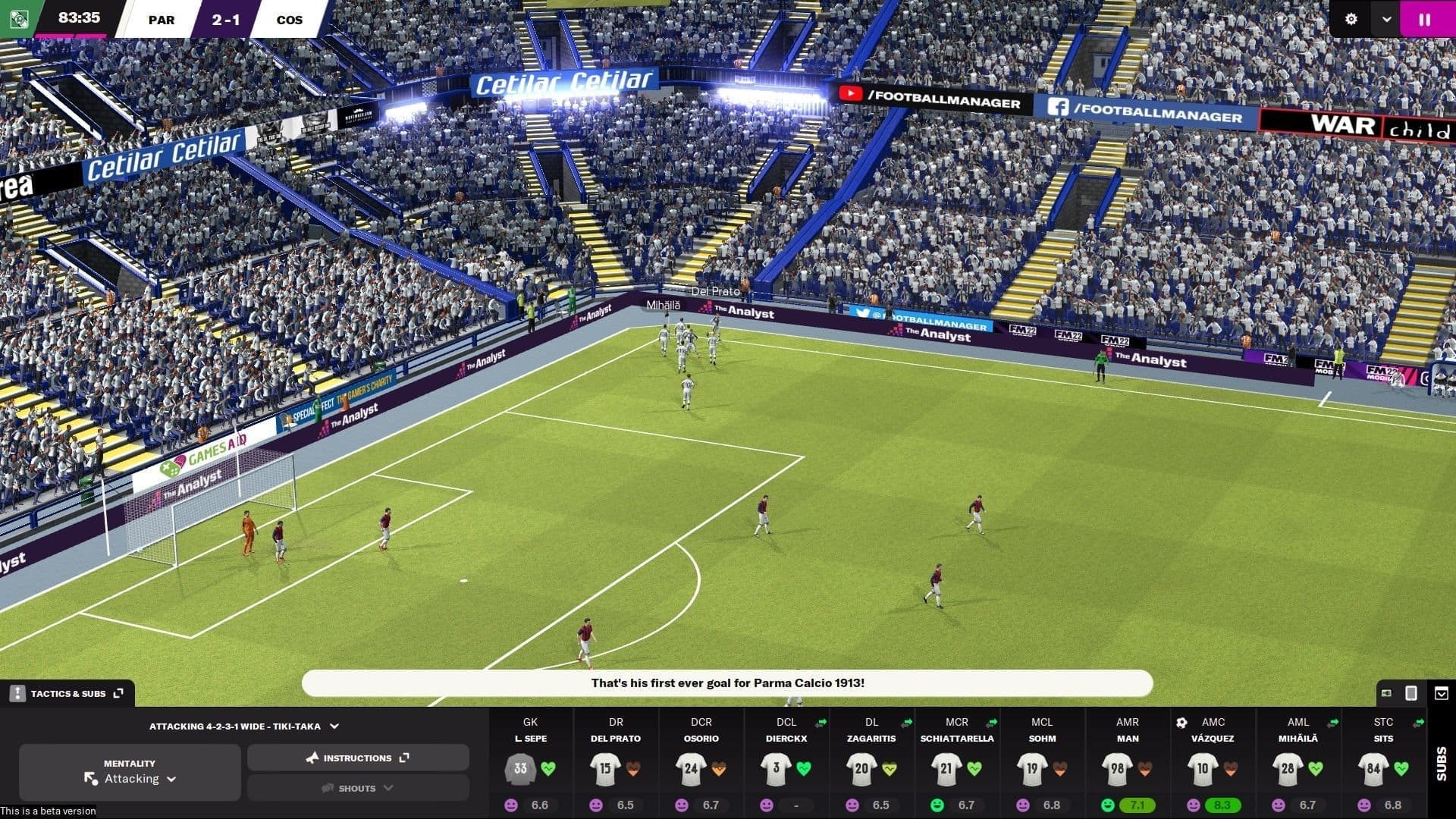 Football Manager 2022 screenshot