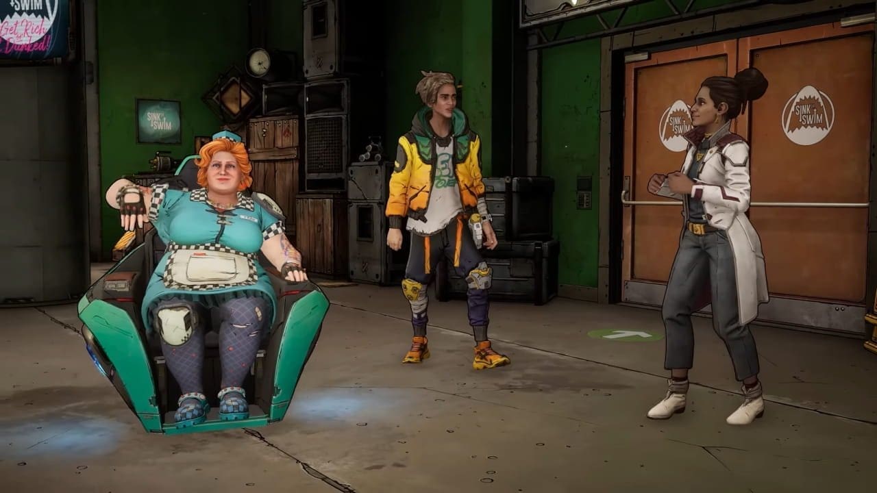 In-game scene from New Tales from the Borderlands