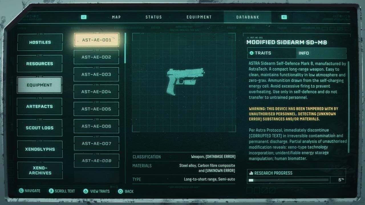 Modified Sidearm SD-M8