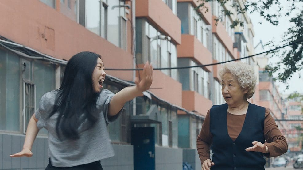 Awkwafina and Zhao Shuzhen in The Farewell