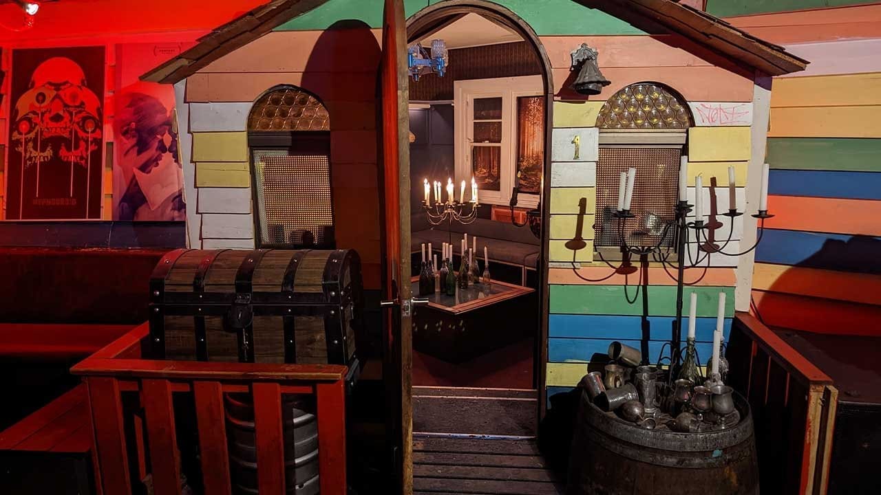 Redfall bar area at Worlds of Bethesda