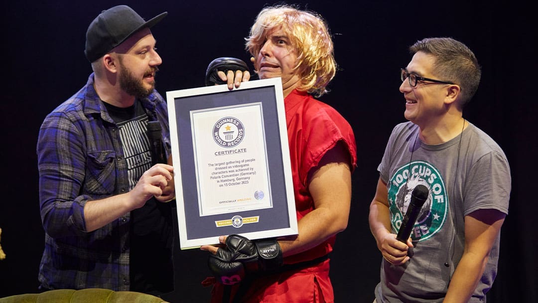 Guinness World Record for the most cosplayers in video game costumes was set in Hamburg
