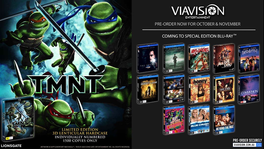 Via Vision Entertainment physical releases for November 2023: TMNT (2007), Communion, Beyond The Mat