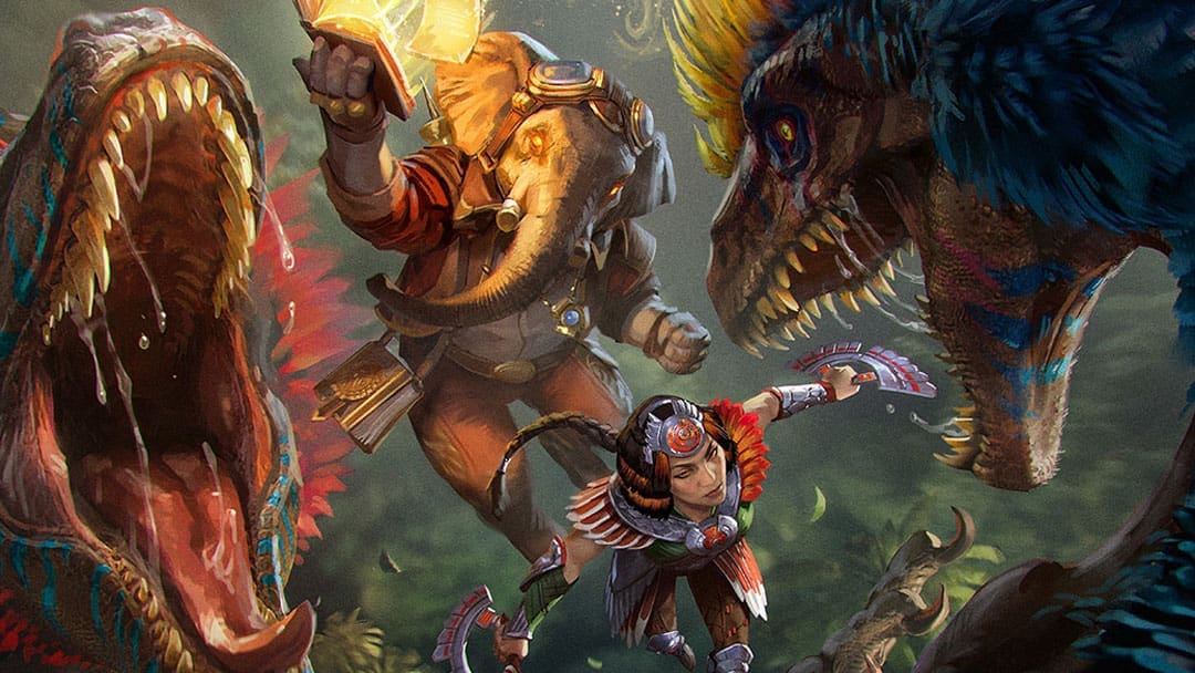 MTG Lost Caverns of Ixalan: Ovidio Cartagena & Jules Robins talk the visual and narrative inspirations, and pick the best dinosaurs