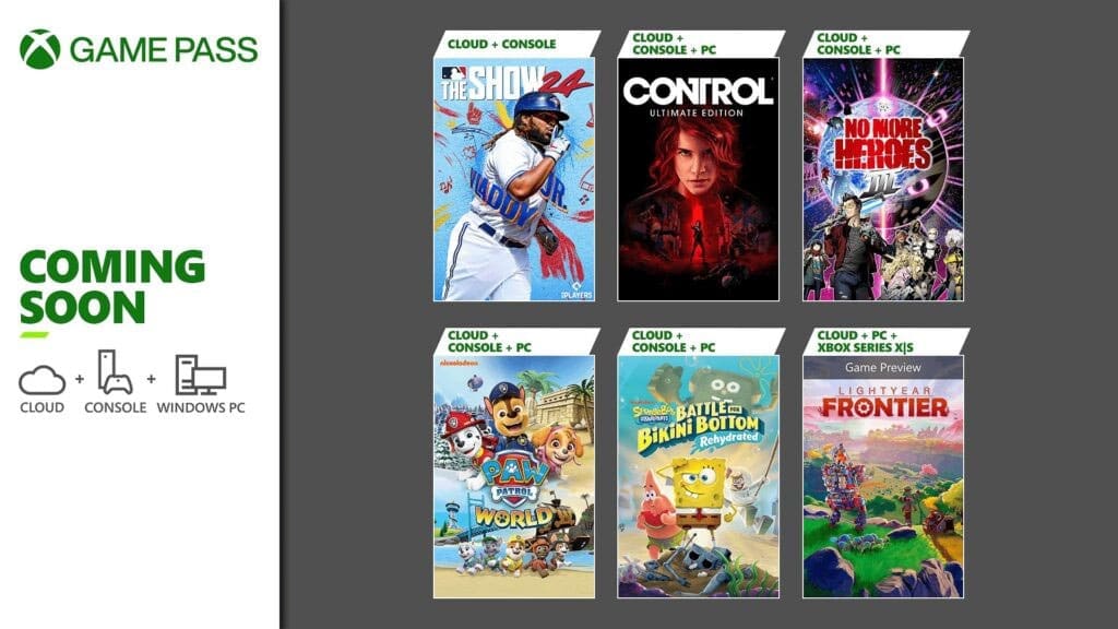 Xbox Game Pass: March 2024 Update – MLB The Show 24, Lighyear Frontier, Control Ultimate Edition