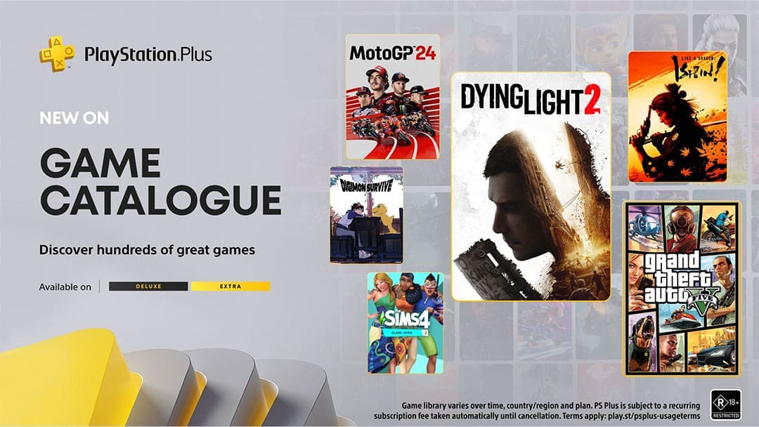 PS Plus Extra/Deluxe Games – November 2024: Dying Light 2, Like a Dragon: Ishin